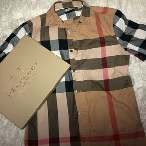 Burberry original print plaid shirt